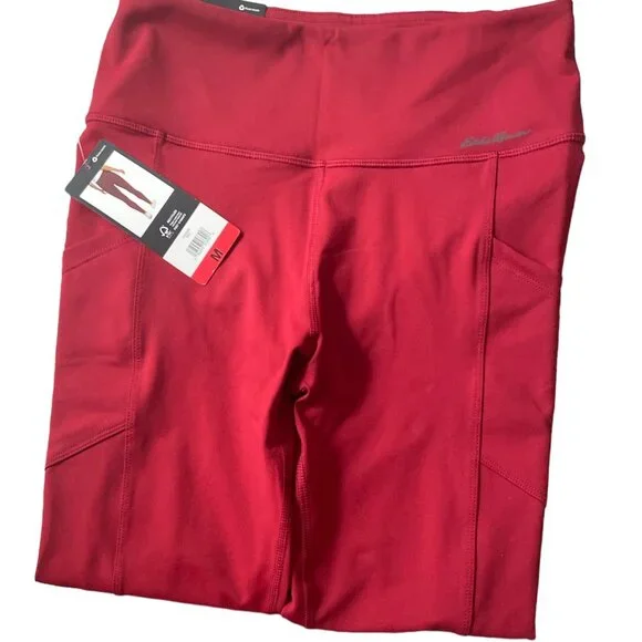 Women's Trail Tight Pant, Eddie Bauer, M, Red, NWT - Picture 7 of 7